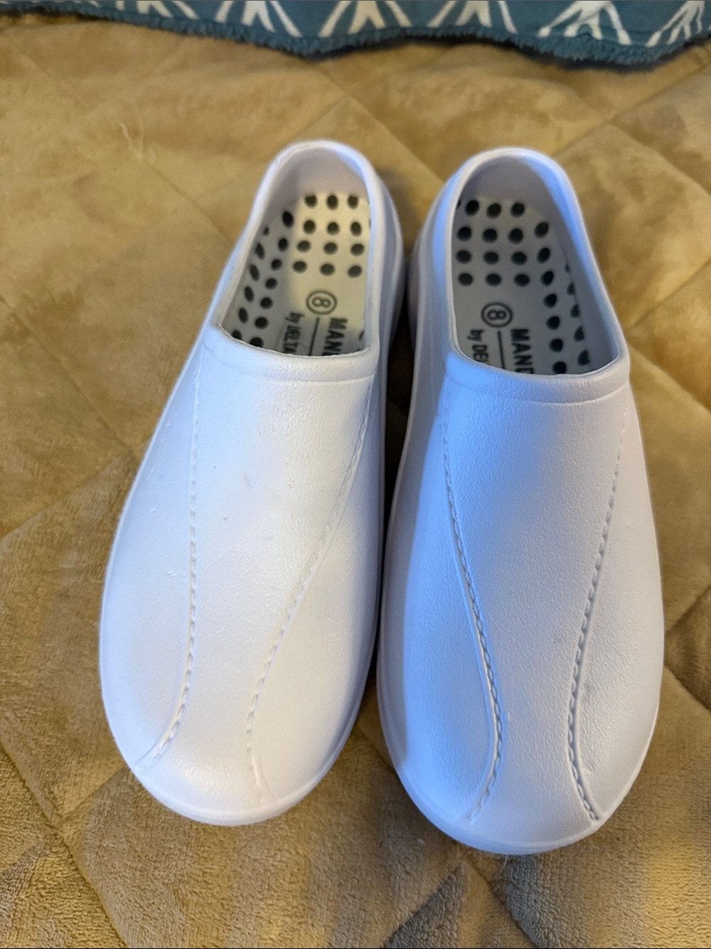 Delta Uniforms Women's White Slip-On Work Loafers